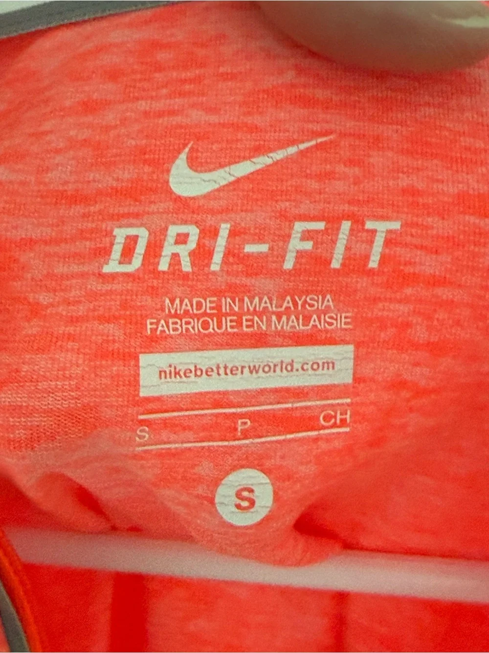Nike Coral Dri-FIT Performance Top  - Size S